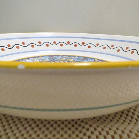 Ceramica Nova Deruta 14" Pasta Serving Bowl Hand-Painted Italy - Picture 12 of 13